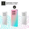 Силиконовый чехол для Xiaomi Redmi Note 14 Pro Krieger Mix 1.5мм противоударный Розово-зеленый