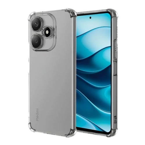 Силиконовый чехол для Xiaomi Redmi Note 14 Krieger Mix 1.5мм противоударный Прозрачный