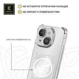 Силиконовый чехол для Tecno Spark Go 1 / Tecno Pop 9 Krieger Mix 1.5мм противоударный Прозрачный