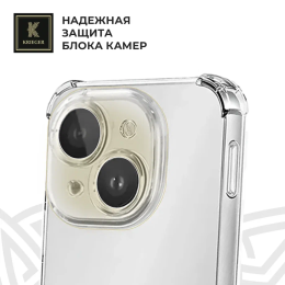 Силиконовый чехол для Tecno Spark Go 1 / Tecno Pop 9 Krieger Mix 1.5мм противоударный Прозрачный