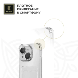 Силиконовый чехол для Tecno Spark Go 1 / Tecno Pop 9 Krieger Mix 1.5мм противоударный Прозрачный