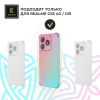 Силиконовый чехол для Realme C61/Realme C63 4G Krieger Mix 1.5мм противоударный Розово-зеленый