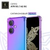 Силиконовый чехол для Oppo A2 5G/ Oppo A79 5G Krieger Mix 1.5мм противоударный Фиолетово-синий