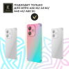 Силиконовый чехол для Oppo A3x 5G/ Oppo A3 5G/ Oppo A40 4G/ Oppo A60 5G Krieger Mix 1.5мм противоударный Розово-зеленый