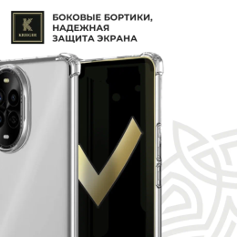 Силиконовый чехол для Huawei Nova 13 Pro Krieger Mix 1.5мм противоударный Прозрачный