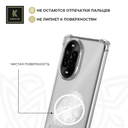 Силиконовый чехол для Huawei Nova 13 Pro Krieger Mix 1.5мм противоударный Прозрачный