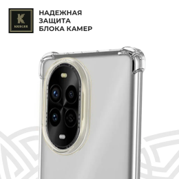 Силиконовый чехол для Huawei Nova 13 Pro Krieger Mix 1.5мм противоударный Прозрачный