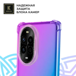 Силиконовый чехол для Huawei Nova 13 Pro Krieger Mix 1.5мм противоударный Фиолетово-синий