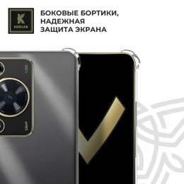 Силиконовый чехол для Huawei Nova Y72 / Y72S Krieger Mix 1.5мм противоударный Прозрачный