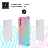 Силиконовый чехол для Realme C75 Krieger Mix 1.5мм противоударный Розово-зеленый