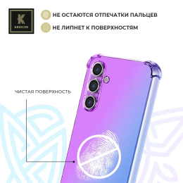 Силиконовый чехол для Samsung Galaxy A26 Krieger Mix 1.5мм противоударный Фиолетово-синий