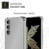 Силиконовый чехол для Samsung Galaxy A36 Krieger Mix 1.5мм противоударный Прозрачный