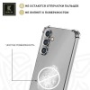 Силиконовый чехол для Samsung Galaxy A36 Krieger Mix 1.5мм противоударный Прозрачный