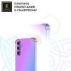 Силиконовый чехол для Samsung Galaxy A36 Krieger Mix 1.5мм противоударный Фиолетово-синий