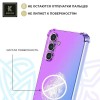 Силиконовый чехол для Samsung Galaxy A36 Krieger Mix 1.5мм противоударный Фиолетово-синий