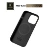 Чехол-накладка для Apple iPhone 15 Pro Krieger Leather c MagSafe Черный