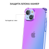 Силиконовый чехол для Apple iPhone 14 Krieger Mix 1.5мм противоударный Фиолетово синий