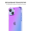Силиконовый чехол для Apple iPhone 14 Krieger Mix 1.5мм противоударный Фиолетово синий