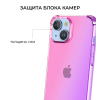 Силиконовый чехол для Apple iPhone 14 Krieger Mix 1.5мм противоударный Розово фиолетовый