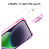 Силиконовый чехол для Apple iPhone 14 Krieger Mix 1.5мм противоударный Розово фиолетовый