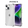 Силиконовый чехол для Apple iPhone 15 Krieger Mix 1.5мм противоударный Прозрачный