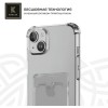 Силиконовый чехол для Apple iPhone 15 Krieger с кардхолдером Прозрачный