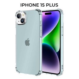 Силиконовый чехол для Apple iPhone 15 Plus Krieger Mix 1.5мм противоударный Прозрачный