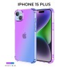 Силиконовый чехол для Apple iPhone 15 Plus Krieger Mix 1.5мм противоударный Фиолетово синий