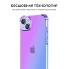 Силиконовый чехол для Apple iPhone 15 Plus Krieger Mix 1.5мм противоударный Фиолетово синий