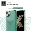 Силиконовый чехол для Apple iPhone 15 Plus Krieger с кардхолдером Зеленый