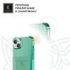 Силиконовый чехол для Apple iPhone 15 Plus Krieger с кардхолдером Зеленый