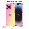 Силиконовый чехол для Apple iPhone 15 Pro Max Krieger Mix 1.5мм противоударный Розово-золотой