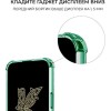 Силиконовый чехол для Apple iPhone 15 Pro Max Krieger с кардхолдером Зеленый
