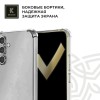 Силиконовый чехол для Galaxy A25 Krieger Mix 1.5мм противоударный Прозрачный