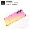 Силиконовый чехол для Galaxy A25 Krieger Mix 1.5мм противоударный Розово-золотой
