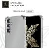 Силиконовый чехол для Galaxy A55 Krieger Mix 1.5мм противоударный Прозрачный