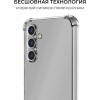 Силиконовый чехол для Galaxy A55 Krieger Mix 1.5мм противоударный Прозрачный
