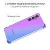 Силиконовый чехол для Galaxy A55 Krieger Mix 1.5мм противоударный Фиолетово-синий