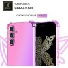 Силиконовый чехол для Galaxy A55 Krieger Mix 1.5мм противоударный Розово-фиолетовый