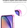 Силиконовый чехол для Galaxy A55 Krieger Mix 1.5мм противоударный Розово-фиолетовый