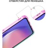Силиконовый чехол для Galaxy A55 Krieger Mix 1.5мм противоударный Розово-зеленый