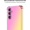 Силиконовый чехол для Galaxy A55 Krieger Mix 1.5мм противоударный Розово-золотой