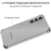 Силиконовый чехол для Galaxy S24 Krieger Mix 1.5мм противоударный Прозрачный