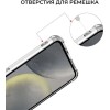 Силиконовый чехол для Galaxy S24 Krieger Mix 1.5мм противоударный Прозрачный