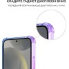 Силиконовый чехол для Galaxy S24 Krieger Mix 1.5мм противоударный Фиолетово-синий