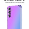 Силиконовый чехол для Galaxy S24 Krieger Mix 1.5мм противоударный Фиолетово-синий