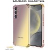 Силиконовый чехол для Galaxy S24 Krieger Mix 1.5мм противоударный Матово-золотой