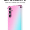 Силиконовый чехол для Galaxy S24 Krieger Mix 1.5мм противоударный Розово-зеленый
