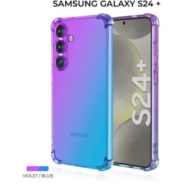 Силиконовый чехол для Galaxy S24+ Krieger Mix 1.5мм противоударный Фиолетово-синий