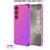 Силиконовый чехол для Galaxy S24+ Krieger Mix 1.5мм противоударный Розово-фиолетовый